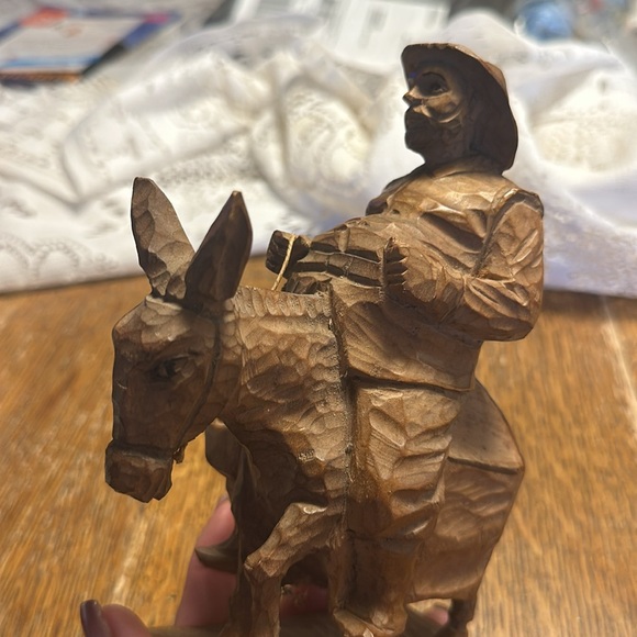 RARE Sancho Panza OURO ARTESANIA Genuine Carved Wooden Figurine *MADE IN SPAIN* - Picture 5 of 6